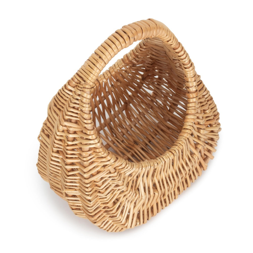 Small Gondola Buff Willow Shopping Basket