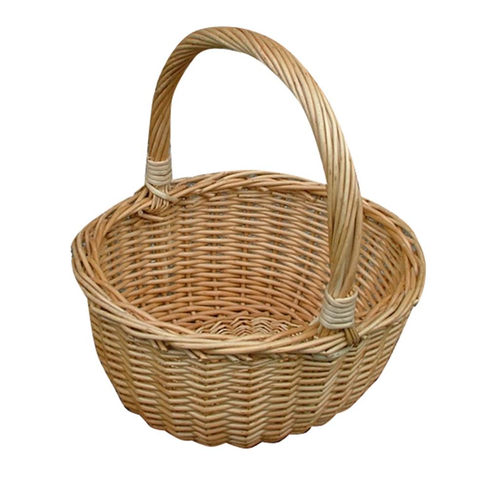 Childs Buff Hollander Wicker Shopping Basket