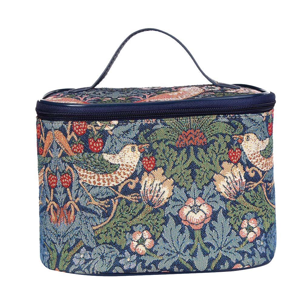 William Morris Strawberry Thief Blue - Toiletry Bag